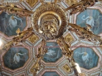 Фрагмент потолка в зале лебедей Национального дворца Синтры.