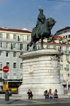 Памятник королю Жуану I в Лиссабоне.
