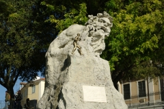 Памятник Адамастору в Лиссабоне, мифическому персонажу "Луизиад".